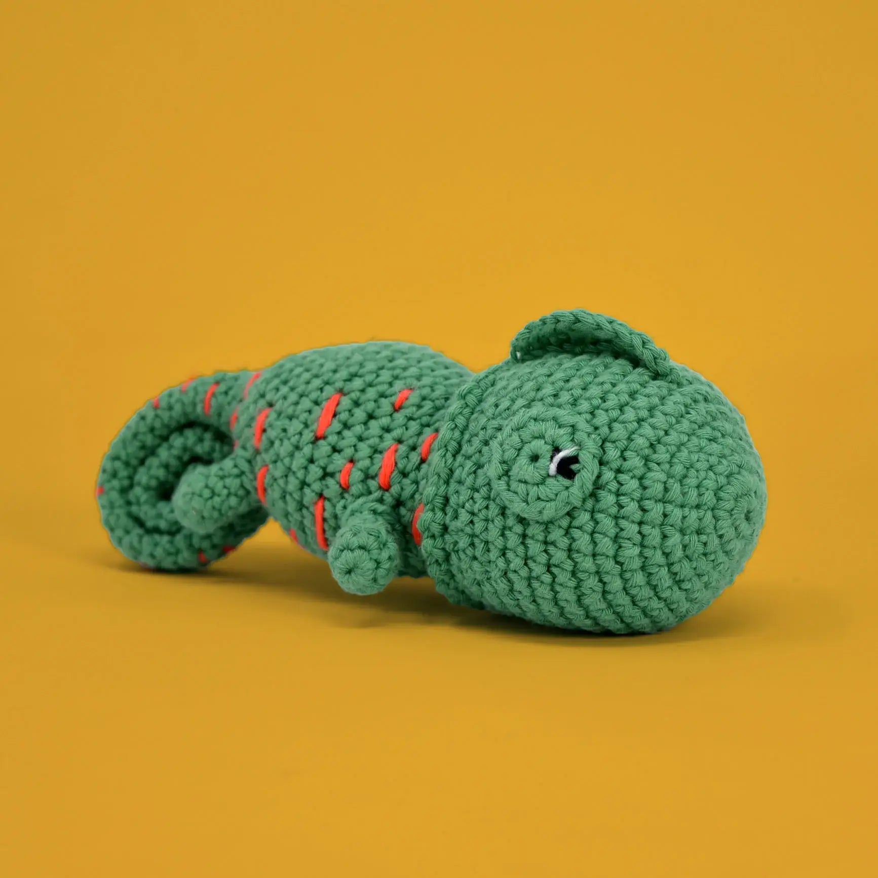 Knitty Critters - Pouch Pals - Karen Chameleon